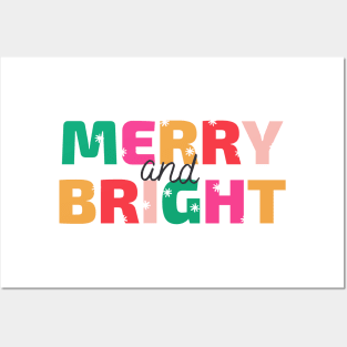 Merry Christmas - Merry and Bright Posters and Art